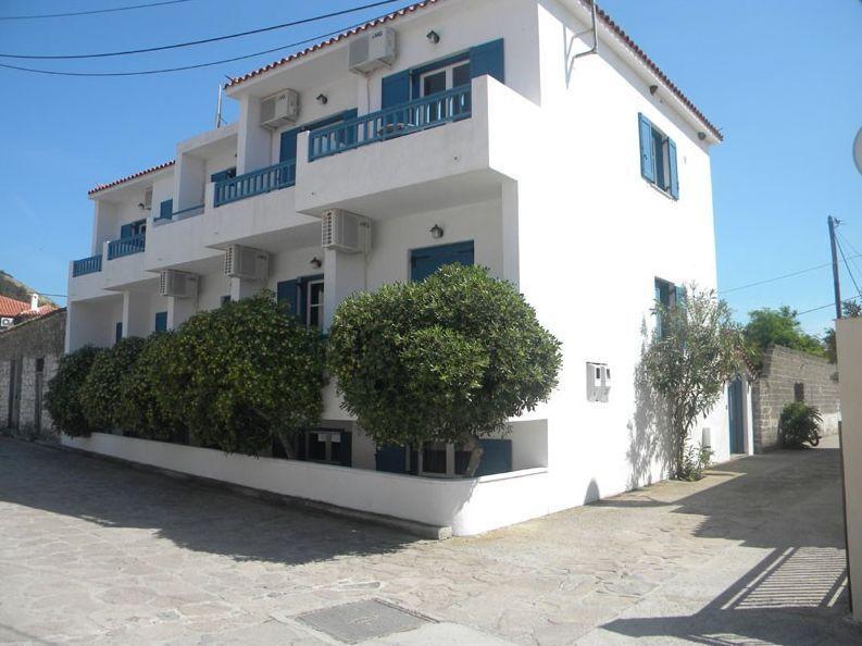 Ostria Eressos Rooms Skála Eresoú Exterior foto